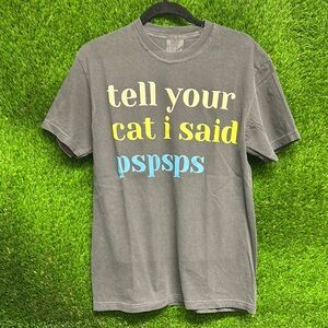 Tell your cat tee